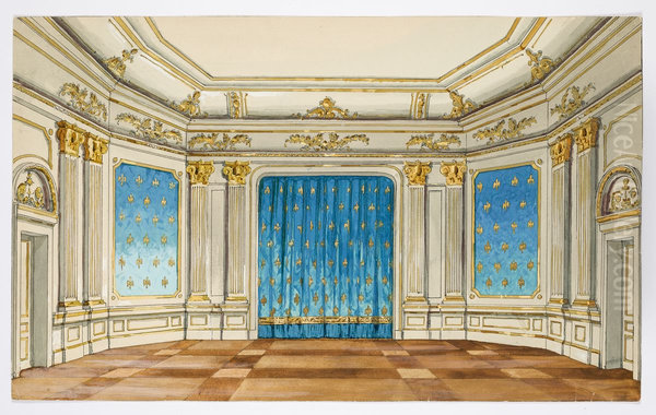 Dekorationsskiss av Carl Grabow - view 1