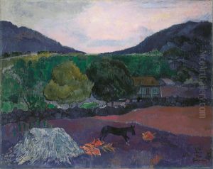 Paysage avec chien Paysage avec chien