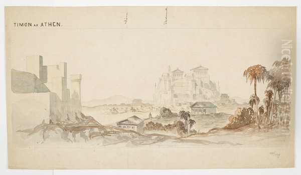 Scenografiskiss av Fritz Ahlgrensson - view 1