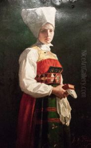 Peasant woman in holiday attire