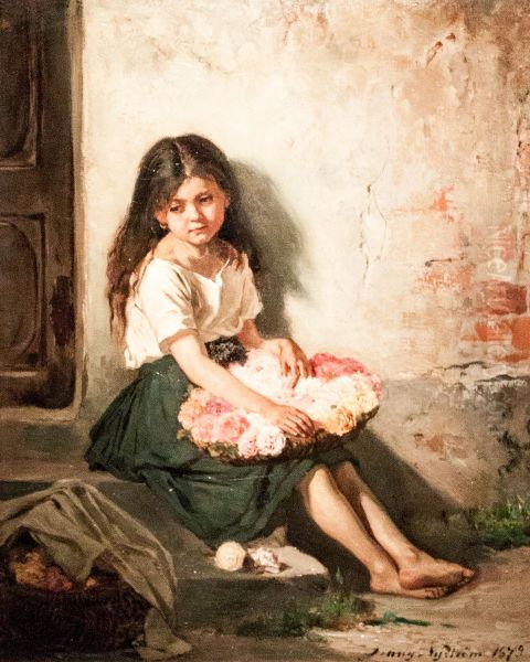 The flower girl - view 1