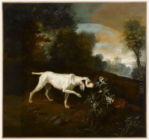 Chien en arret devant un faisan by Alexandre-Francois Desportes
