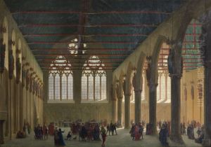 La grand-salle du Palais de la Cite au Moyen-Age