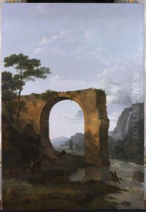 Italian Landscape by Jean-Victor Bertin