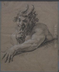 Un satyre by Nicolas Chaperon