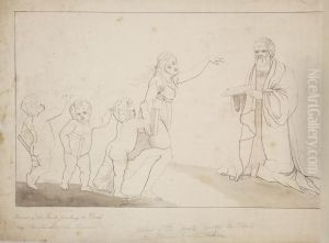 Genius of the Greek pointing to Dick the standard of the Lexicon by Ellis Owen Ellis