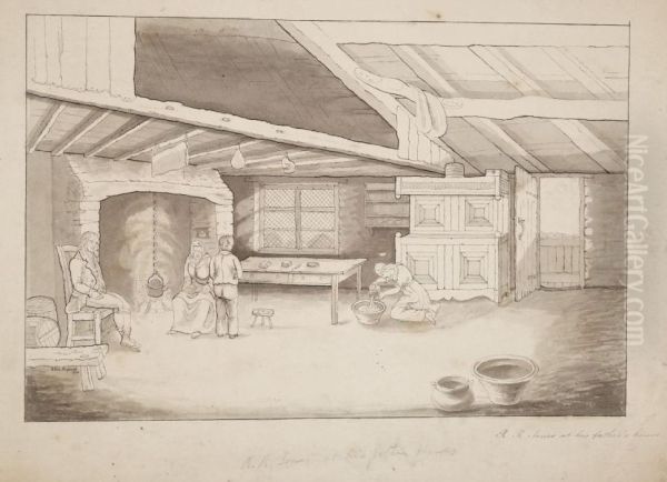 R.R. Jones at his fathers house - view 1