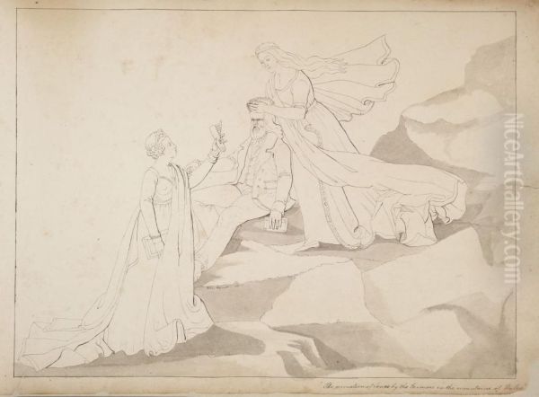 The coronation of Jones by the Geniuses in the mountains of Wales - view 1
