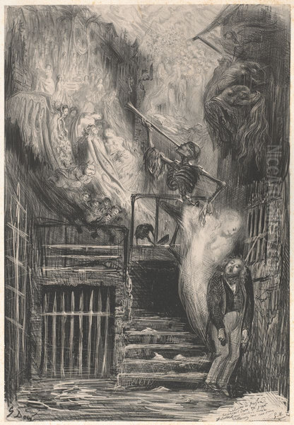 Rue de la Vieille lanterne [The Suicide of Gerard de Nerval] - view 1