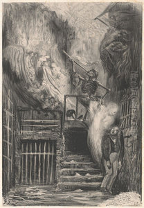 Rue de la Vieille lanterne [The Suicide of Gerard de Nerval]