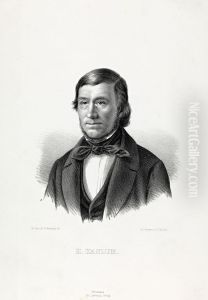 Portrait of Hans Haslum by Christian Olsen