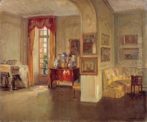 Interior of Chateau du Breau by Walter Gay