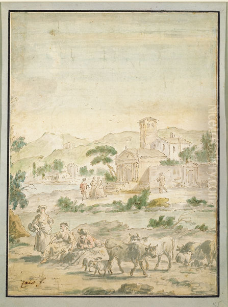 Landscape with Figures - view 1