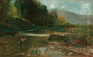 Paesaggio Con Viandante Paesaggio Con Viandante