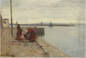 Women on a Galway Quayside