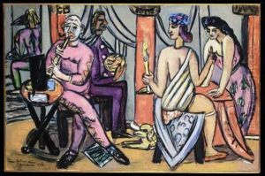 The Pompeii Clowns by Max Beckmann