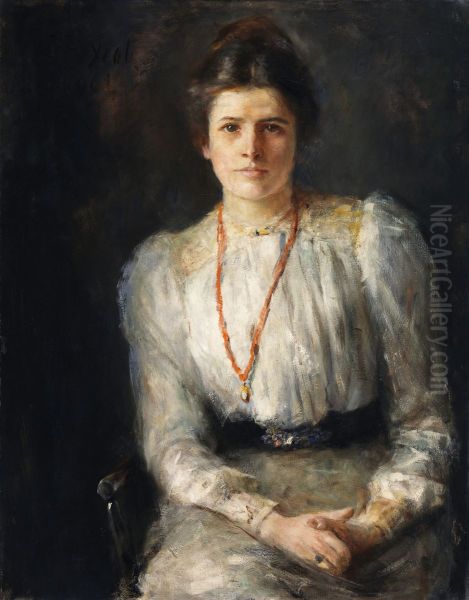 Portrait of Susan Mary (Lily) Yeats (1866 -1949), Embroiderer and Designer - view 1