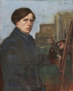 Portrait of William Orpen by Charles Conder