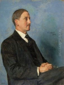 Portrait of Richard Irivine Best by Sarah Cecilia Harrison