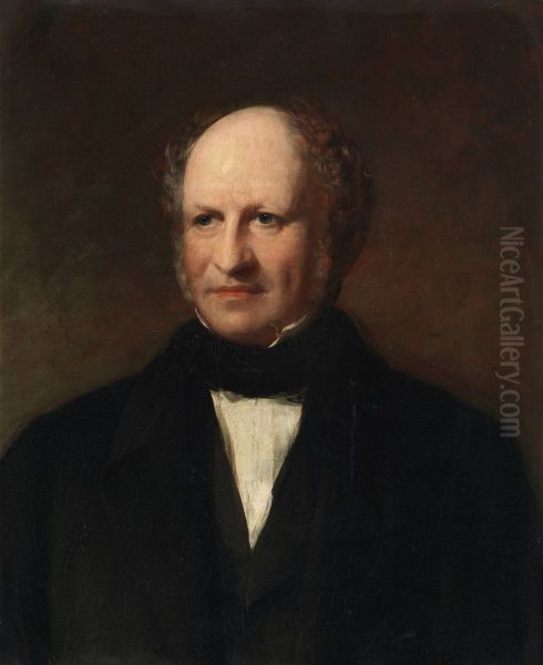 Portrait of William Dargan (1799-1867), fragment of picture - view 1