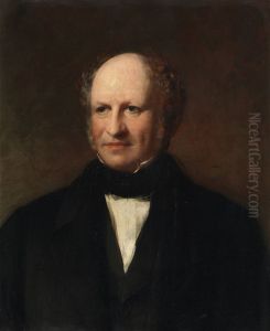 Portrait of William Dargan (1799-1867), fragment of picture by Stephen Catterson Smith the Younger