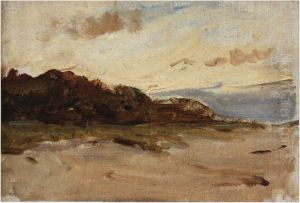 A Sandy Shore with Trees A Sandy Shore with Trees