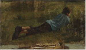 A Boy at a Pool by Nathaniel Hone the Younger