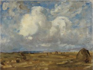 A Harvest Scene, North Dublin by Nathaniel Hone the Younger