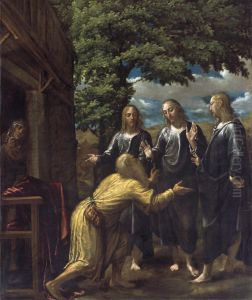 Abraham and the Three Angels by Juan Fernandez Navarrete