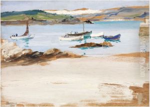 A View of Port na Blagh, Sheephaven Bay, County Donegal by James Humbert Craig