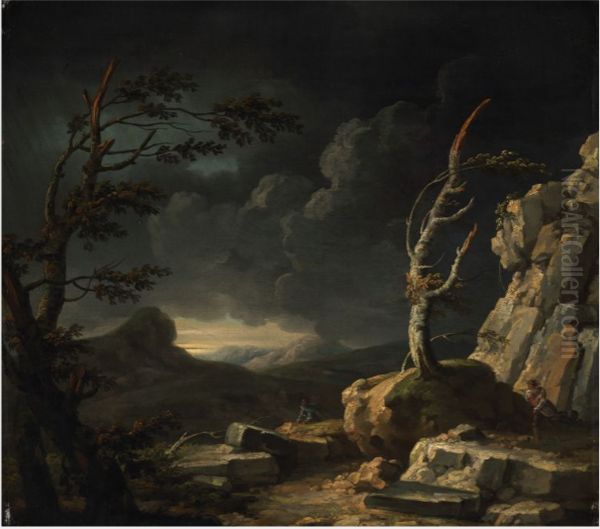 A Stormy Landscape - view 1