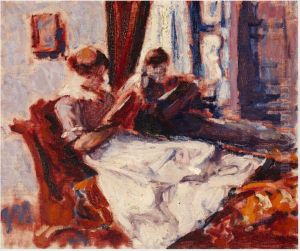 A Quiet Read by Roderic O'Conor