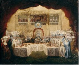 Sketch for The Installation Banquet of the Knights of Saint Patrick Sketch for The Installation Banquet of the Knights of Saint Patrick