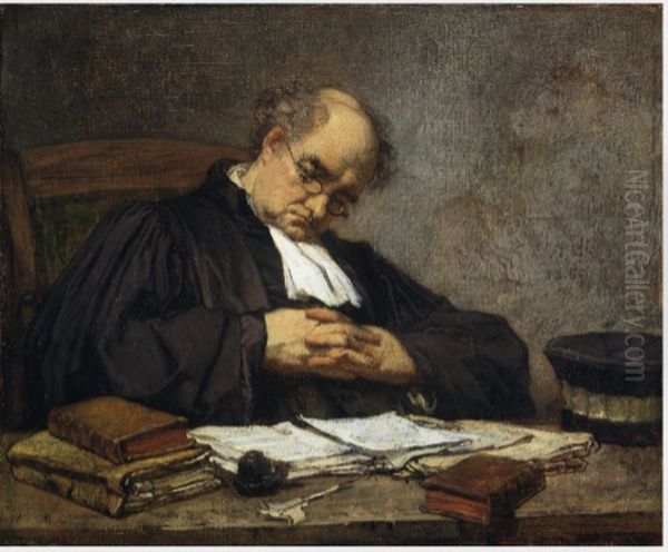 A Sleeping Judge - view 1