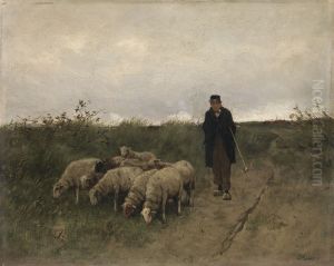 Shepherd and Sheep by Anton Mauve