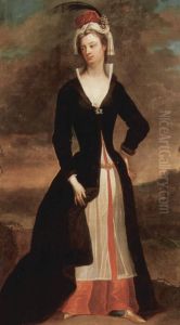 Portrat der Lady Mary Wortley Montagu by Charles Jervas