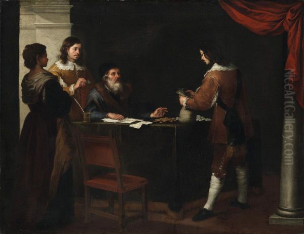 The Prodigal Son Receiving his Portion - view 1