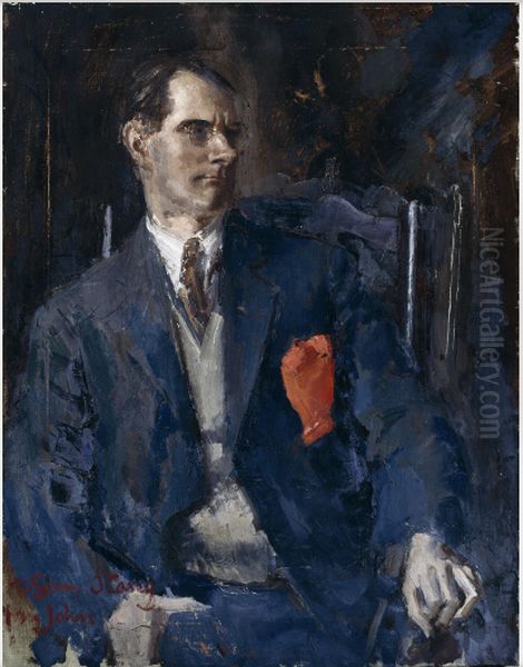 Portrait of Sean O'Casey - view 1