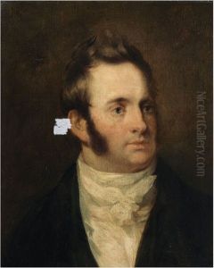 Portrait of J.H. Brocas, Artist by Robert Lucius West