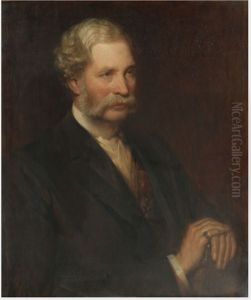 Portrait of William John Fitzpatrick (1830-1895), Historian and Biographer by Stephen Catterson Smith the Younger