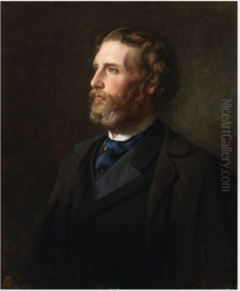 Portrait of Frederic William Burton (1816-1900), Artist and Director of the National Gallery, London - view 1