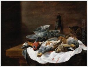 Still Life with Dead Birds by Carstian Luyckx
