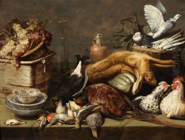 A Still Life with Dead Birds and a Hare - view 1