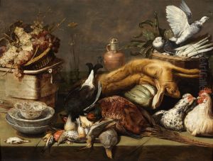 A Still Life with Dead Birds and a Hare by Frans Snyders