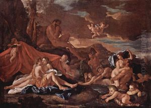 Akis und Galathea by Nicolas Poussin