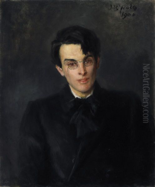 Portrait of William Butler Yeats (1865-1939), Poet - view 1