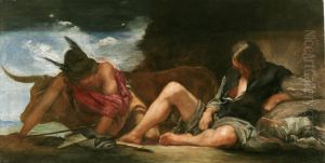 Mercury and Argus by Diego Rodriguez de Silva y Velazquez
