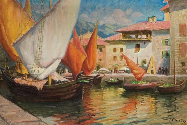 Port In French Town - view 1