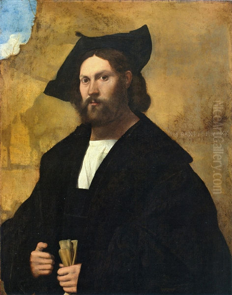Ritratto di gentiluomo in nero - view 1