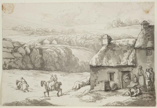View of Newcastle Emlyn - view 1
